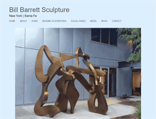 Tablet Screenshot of billbarrettsculpture.com